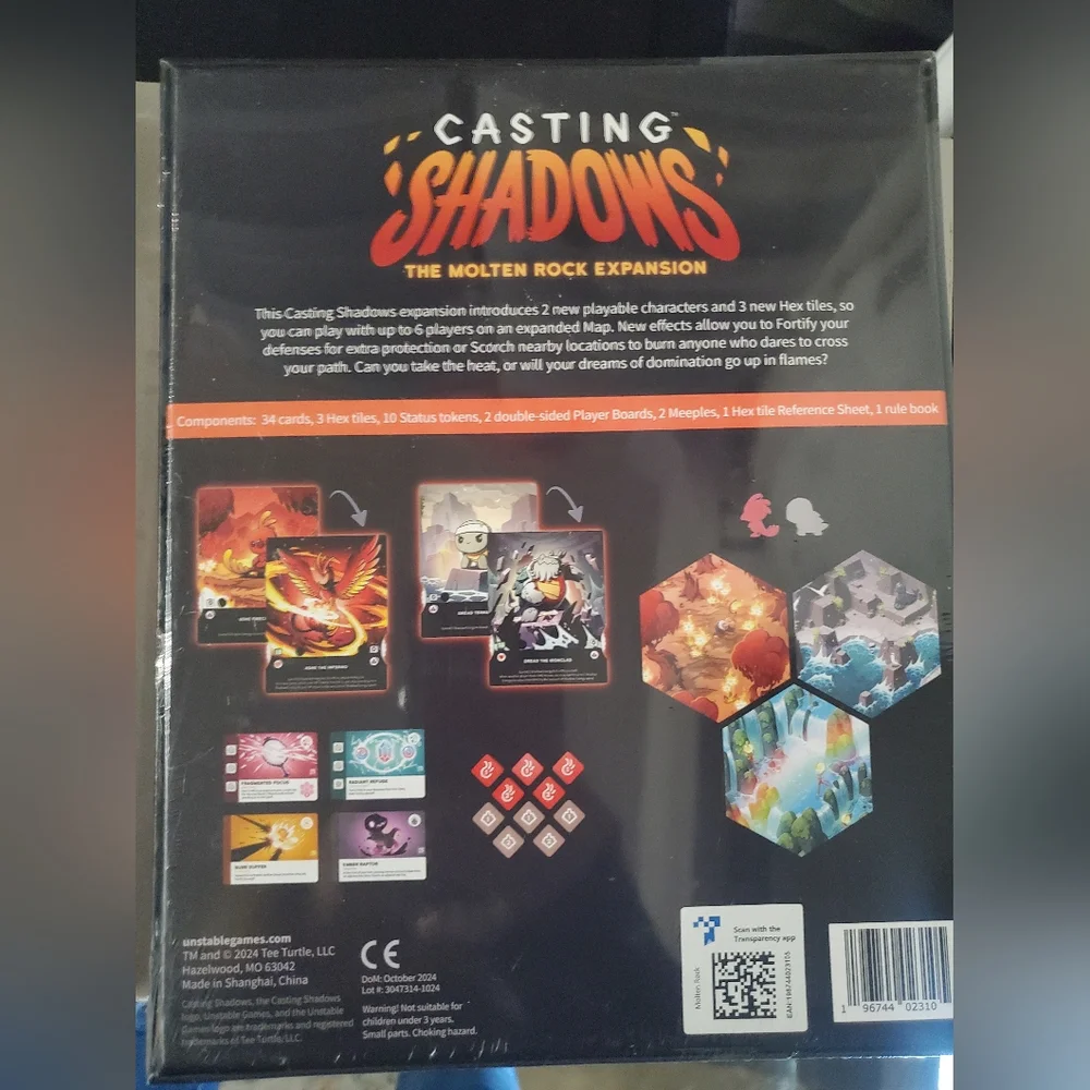 Casting Shadows: The Ice Storm Expansion & The Molten Rock Expansion. NWT